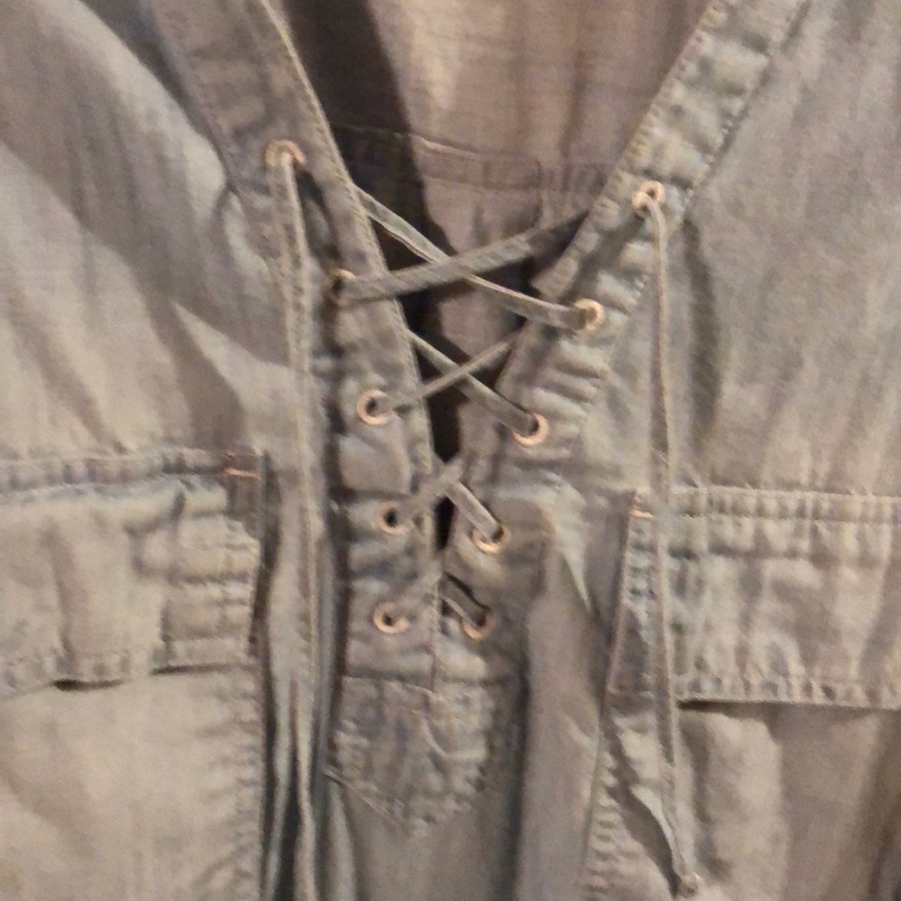 3X lightweight Denim Top